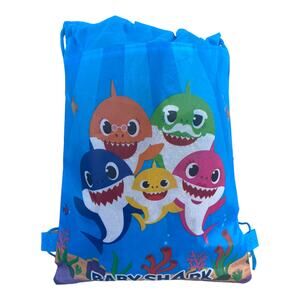 Baby Shark Drawstring Bag Backpack - Easter Basket Filler - Birthday Party Favor